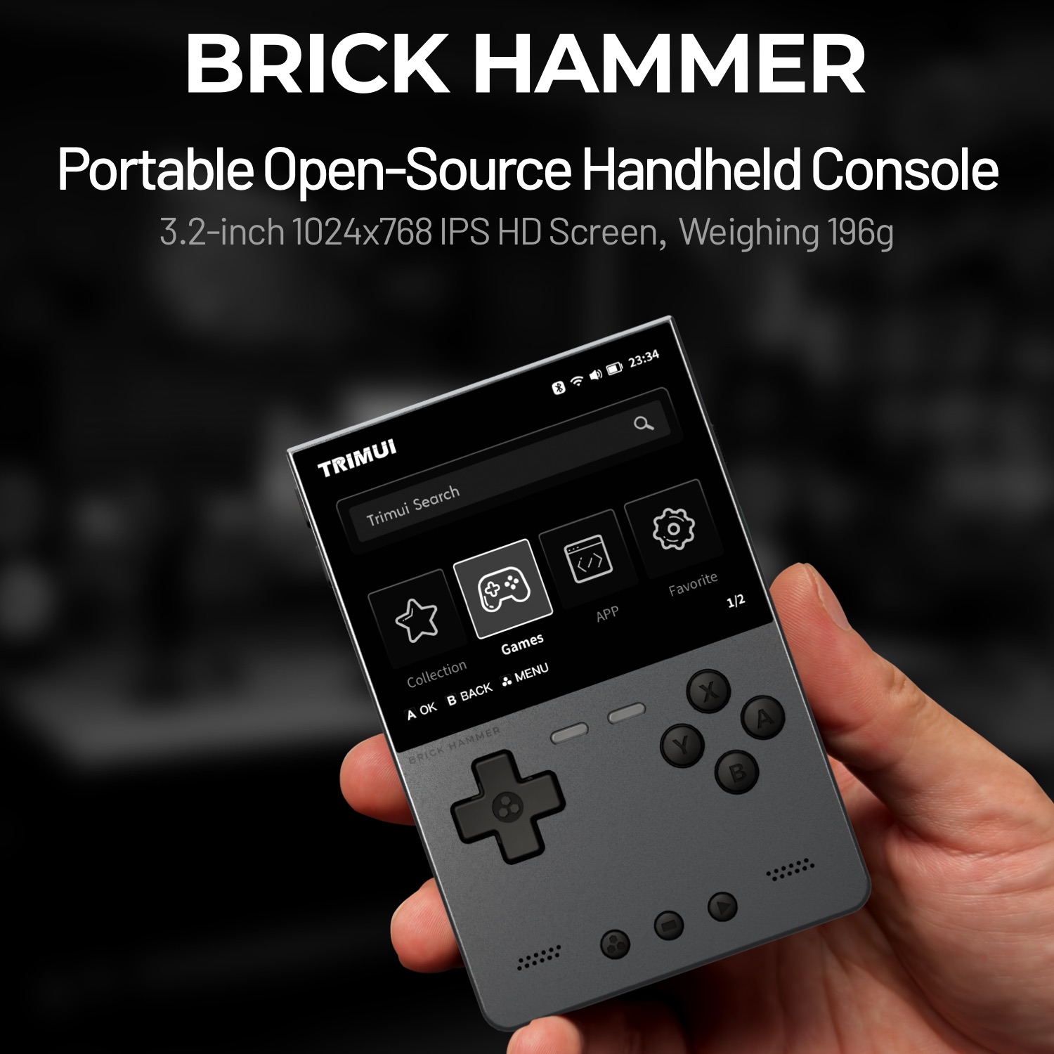 TRIMUI BRICK HAMMER Retro Hand - Gaming Console For Phone 评论和价格