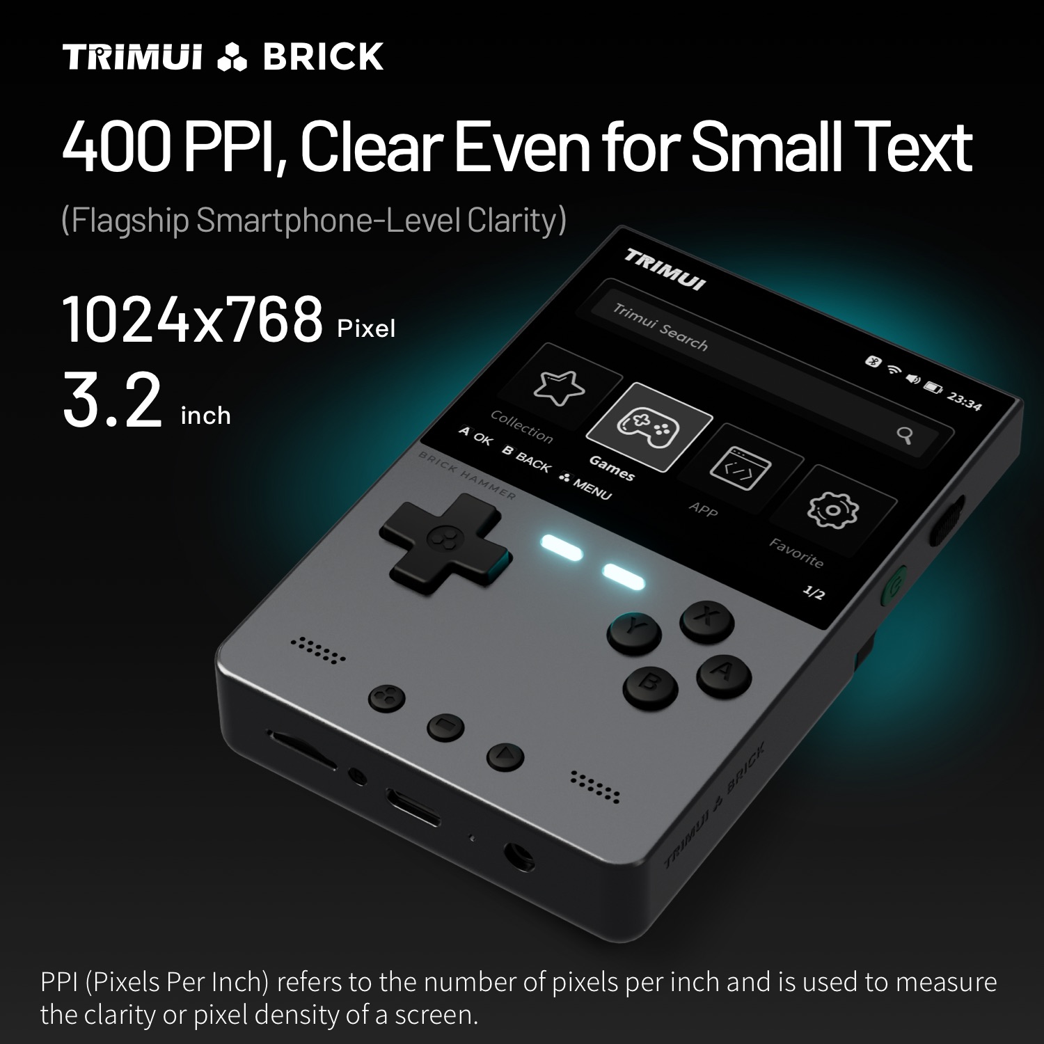 TRIMUI BRICK HAMMER Retro Hand - Gaming Console For Phone 评论和价格