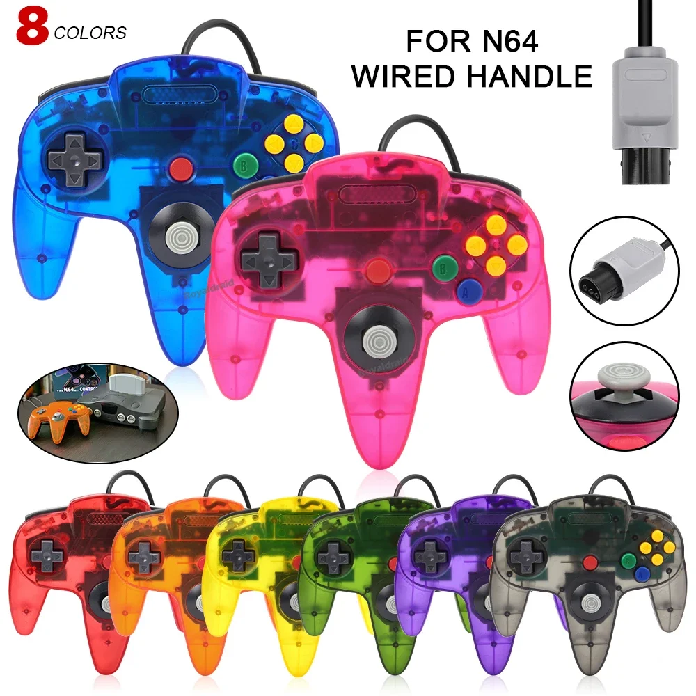 NEW Wired Gamepad for N64 Cons - Gaming Console Latest 评论和价格